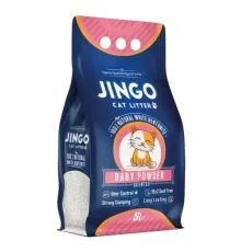 JINGO Наполнитель бентонитовый Baby Powder, 5 л