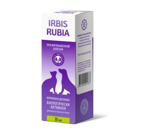 Irbis Rubia Добавка при мочекам. болезни для кошек/собак, 30 мл