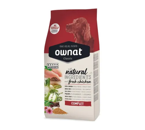 OWNAT Classic Complet Dog (Курица), 20 кг