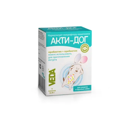 VEDA Акти-Дог Medium, 5 пак х 8 г