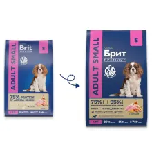 Брит Премиум Dog Adult Small (Курица), 1 кг
