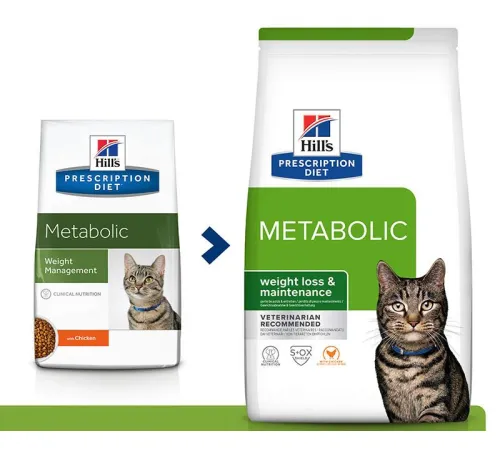 Hill's Prescription Diet Metabolic для кошек, с курицей,1,5 кг