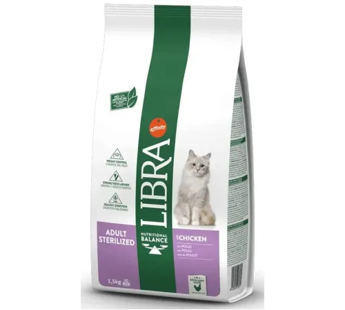 Libra Sterilized Cat (Курица), 10 кг