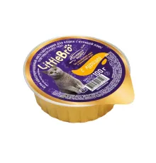 LittleBro Корм консервированный Мясосодержащий для кошек (Курица), 100 г