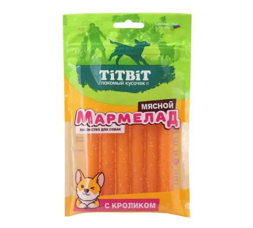 ТИТБИТ Мармелад мясной с кроликом для собак, 120 г