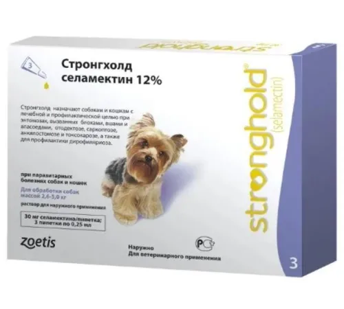 Zoetis Стронгхолд 12% 0,25 мл