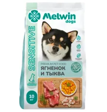 Melwin Sensitive Dog (Ягненок, тыква), 10 кг