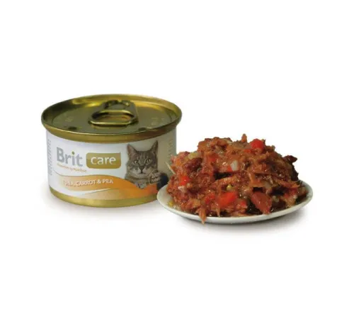 Брит Кеа Cat Tuna, Carrot & Pea 80 г