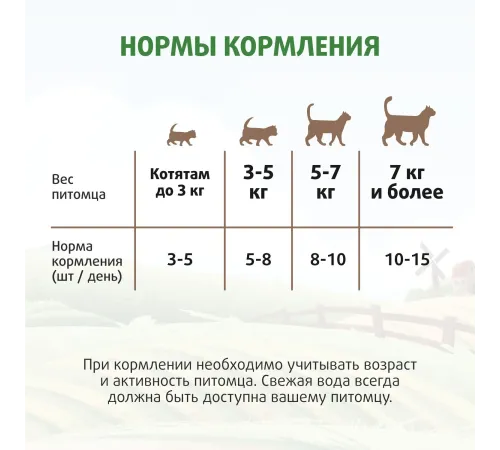 Ферма кота Федора Хрустящие подушечки с паштетом из говядины, 40 г