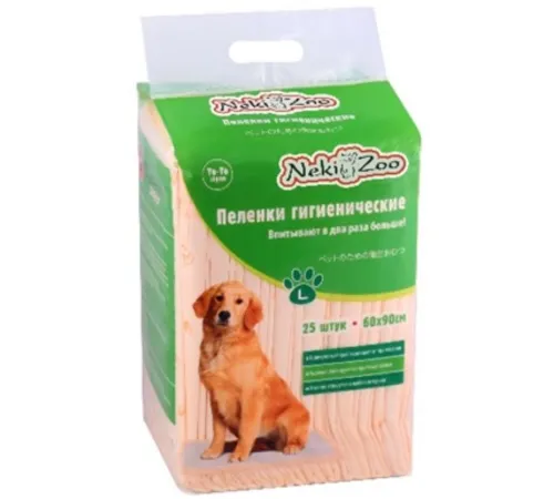 NekiZoo Пеленки гигиенические, 60х90 см, 25 шт./уп.