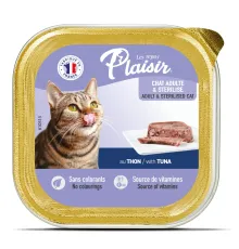 Plaisir Паштет для кошек (Тунец), 100 г