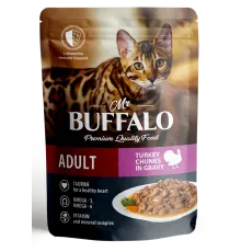 Mr. Buffalo Sensitive Cat Adult (Индейка в соусе), 85 г