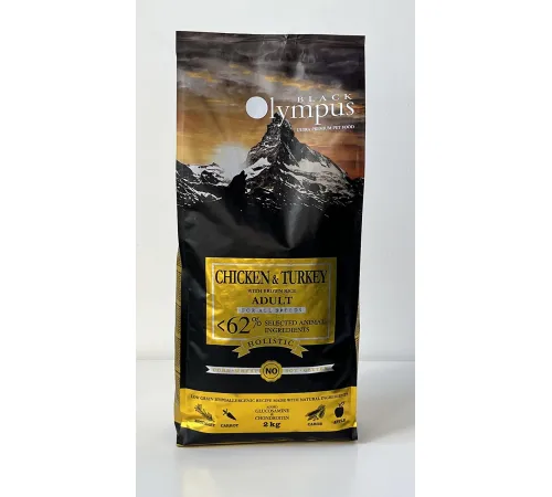 Black Olympus Adult All Breeds (Курица, индейка), 12 кг