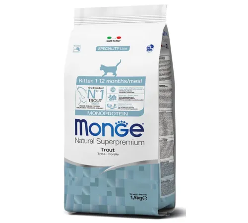 Monge Cat Monoprotein Kitten (Форель), 400 г