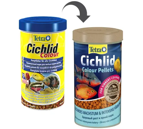 Tetra Корм Cichlid Colour Pellets, 10 л (3,9 кг)