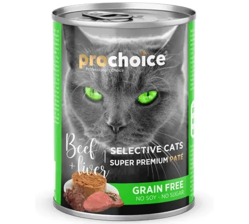 Prochoice Adult Cat Selective (Говядина, печень), 400 г