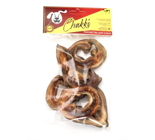 Чакки Ухо говяжье резаное, 100 г