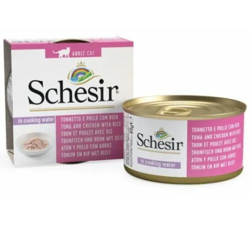Schesir with Tuna with Chicken (Тунец, курица, рис) 85 г