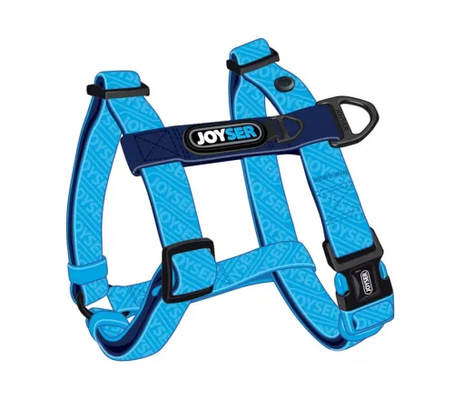 Joyser Шлея Base Step-in Harness, голубая, L