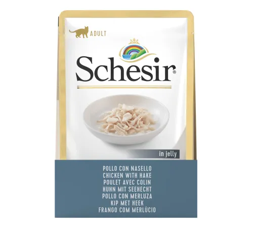 Schesir Chicken Hake (Курица, хек), 85 г