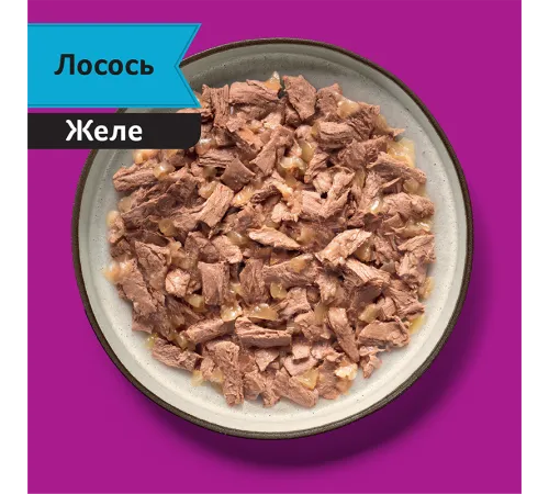 Whiskas Рыбная коллекция (лосось в желе), 75 г х 28 шт (уп)