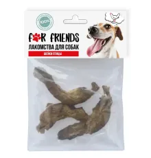For Friends Лакомство для собак Шейки птицы, 35 г