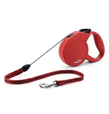 Рулетка Flexi Classic Long М, трос 7 м (красная)