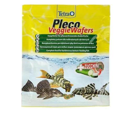 Tetra Корм Pleco Veggie Wafers, 15 г