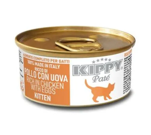 Kippy Pate Kitten Паштет с курицей и яйцом, 85 г