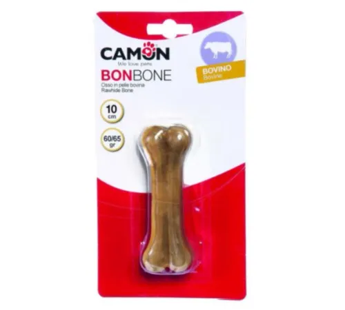CAMON Кость жевательная из говяжьей кожи, 10 см (1 шт/уп)