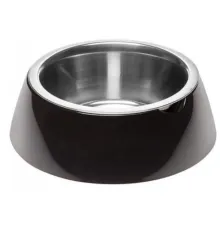 Ferplast Миска для животных Jolie SM, черная, 0,5 л