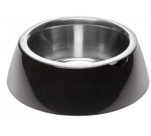 Ferplast Миска для животных Jolie SM, черная, 0,5 л