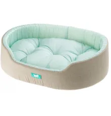 Ferplast Лежанка DANDY 55, серый/бирюзовый, 55х41х15 см