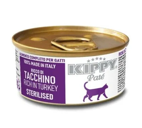 Kippy Pate Sterilised Cat Паштет с индейкой, 85 г