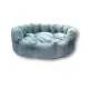 Happy Friends Лежанка овальная Blue curacao, 57х46х17 см