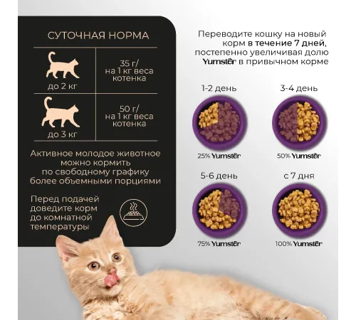Yumster Kitten (Рыба в соусе), 85 г