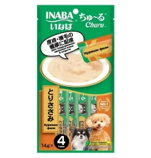 INABA Churu Куриное филе для поддержания здоровья кожи и шерсти, 14 г х 4 шт (уп)