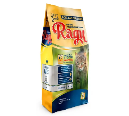 Pet's Brunch Ragu Adult Cats, 1,5 кг