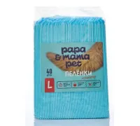 Papa&Mama Pet Пеленки для питомцев, L 60х60 см (40 шт)