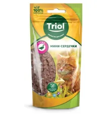 Triol Мини-сердечки из утки для кошек, 40 г