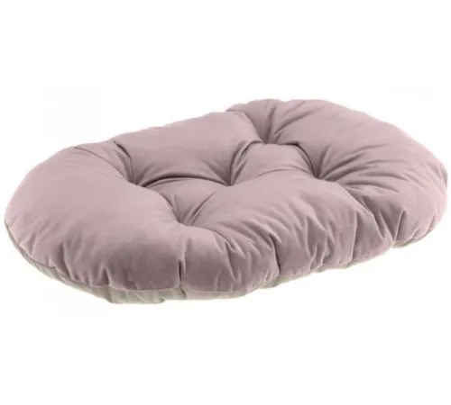 Ferplast Лежанка PRINCE, розовая/бежевая 55, 55х36 см