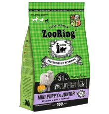 ZooRing Mini Puppy&Junior (Ягненок и рис с тыквой), 700 г