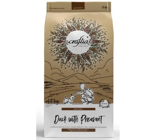 Craftia Natura Adult Mini (Утка, фазан), 2 кг