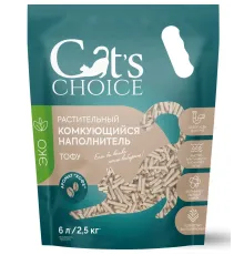 Cat's choice Наполнитель тофу (Кофе), 6л/2,5 кг