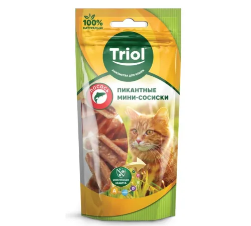 Triol PT33 Мини-сосиски из лосося, 50 г