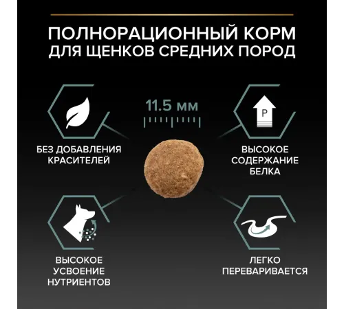 Pro Plan Medium Puppy Sensitive Digestion (Ягненок), 3 кг