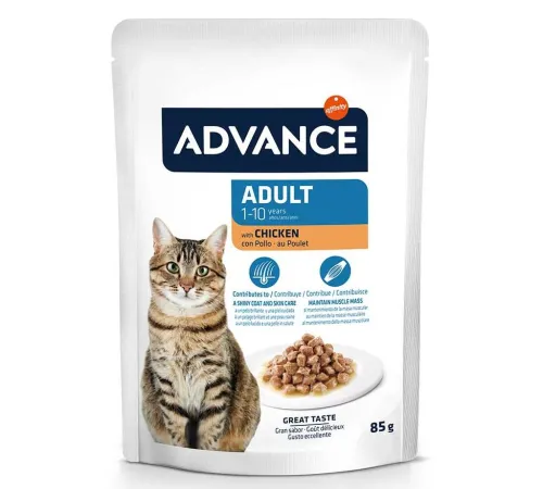 Advance Пауч Кусочки курицы в соусе, 85 г