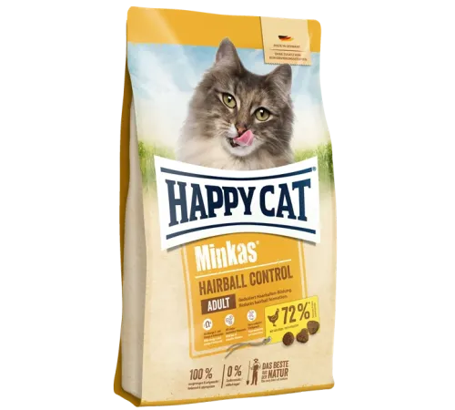 Happy Cat Minkas Hairball Control (Птица), 1,3 кг (УЦЕНКА из 1,5 кг)
