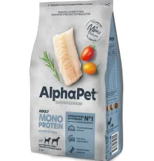 AlphaPet Monoprotein Dog Medium&Maxi Adult (Белая рыба), 2 кг