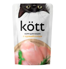 Kott для кошек с курицей в соусе, 75 г